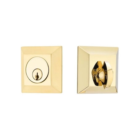 Emtek Bright Brass Deadbolt 8478US3 8478US3